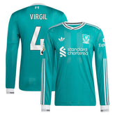 Virgil van Dijk Liverpool 2025/26 Third Long Sleeve Player Jersey