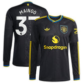 Kobbie Mainoo Manchester United 2025/26 Third Replica Long Sleeve Player Jersey