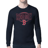 Boston Red Sox Starter Team Track Graphic Long Sleeve T-Shirt - MLB T-shirts