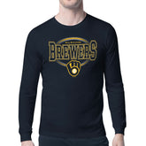 Milwaukee Brewers Starter Team Track Graphic Long Sleeve T-Shirt - MLB T-shirts