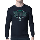 Seattle Mariners Starter Team Track Graphic Long Sleeve T-Shirt - MLB T-shirts