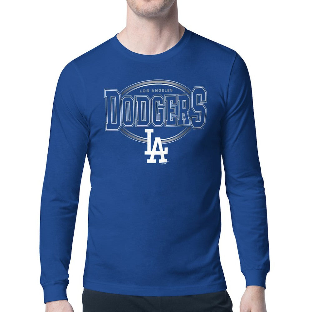 Los Angeles Dodgers Starter Team Track Graphic Long Sleeve T-Shirt - MLB T-shirts