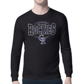 Colorado Rockies Starter Team Track Graphic Long Sleeve T-Shirt - MLB T-shirts