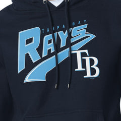 Tampa Bay Rays Starter Modern Tailsweep Fleece Tri-Blend Pullover Hoodie - MLB Hoodies