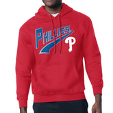 Philadelphia Phillies Starter Modern Tailsweep Fleece Tri-Blend Pullover Hoodie - MLB Hoodies