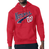Washington Nationals Starter Modern Tailsweep Fleece Tri-Blend Pullover Hoodie - MLB Hoodies