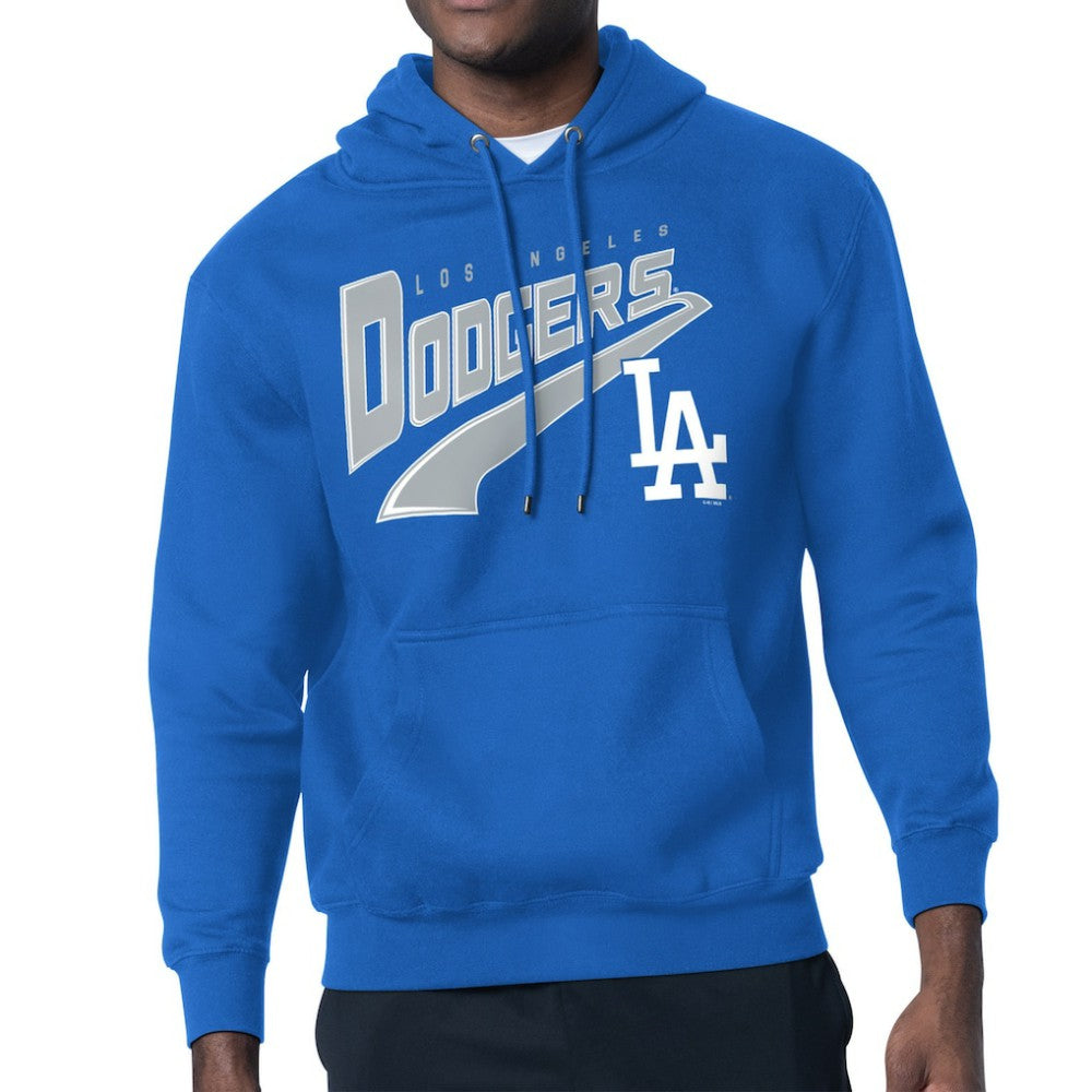 Los Angeles Dodgers Starter Modern Tailsweep Fleece Tri-Blend Pullover Hoodie - MLB Hoodies