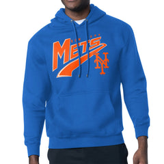 New York Mets Starter Modern Tailsweep Fleece Tri-Blend Pullover Hoodie - MLB Hoodies