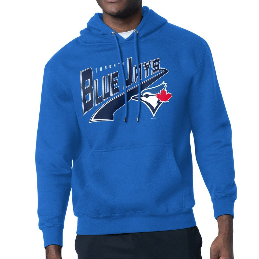 Toronto Blue Jays Starter Modern Tailsweep Fleece Tri-Blend Pullover Hoodie - MLB Hoodies