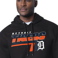 Detroit Tigers Starter Logo Push Graphic Hoodie - MLB Hoodies