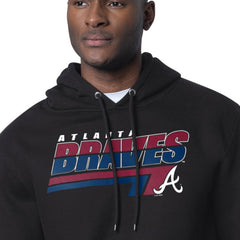 Atlanta Braves Starter Logo Push Graphic Hoodie - MLB Hoodies