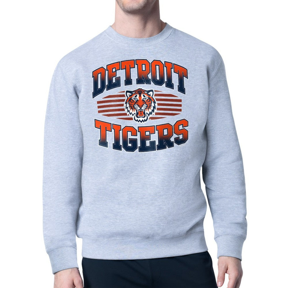 Detroit Tigers Starter Team Grit Graphic Fleece Pullover Sweatshirt - MLB Pullover