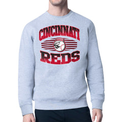 Cincinnati Reds Starter Team Grit Graphic Fleece Pullover Sweatshirt - MLB Pullover
