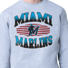 Miami Marlins Starter Team Grit Graphic Fleece Pullover Sweatshirt - MLB Pullover