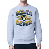 Milwaukee Brewers Starter Team Grit Graphic Fleece Pullover Sweatshirt - MLB Pullover