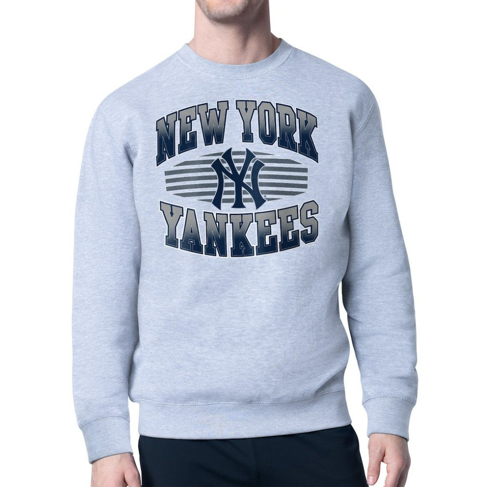 New York Yankees Starter Team Grit Graphic Fleece Pullover Sweatshirt - MLB Pullover