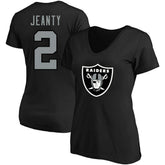Las Vegas Raiders Ashton Jeanty Women's Plus Size Name & Number T-Shirt | NFL Hot
