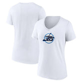 Winnipeg Jets Women's Primary Logo V-Neck T-Shirt - NHL T-shirts