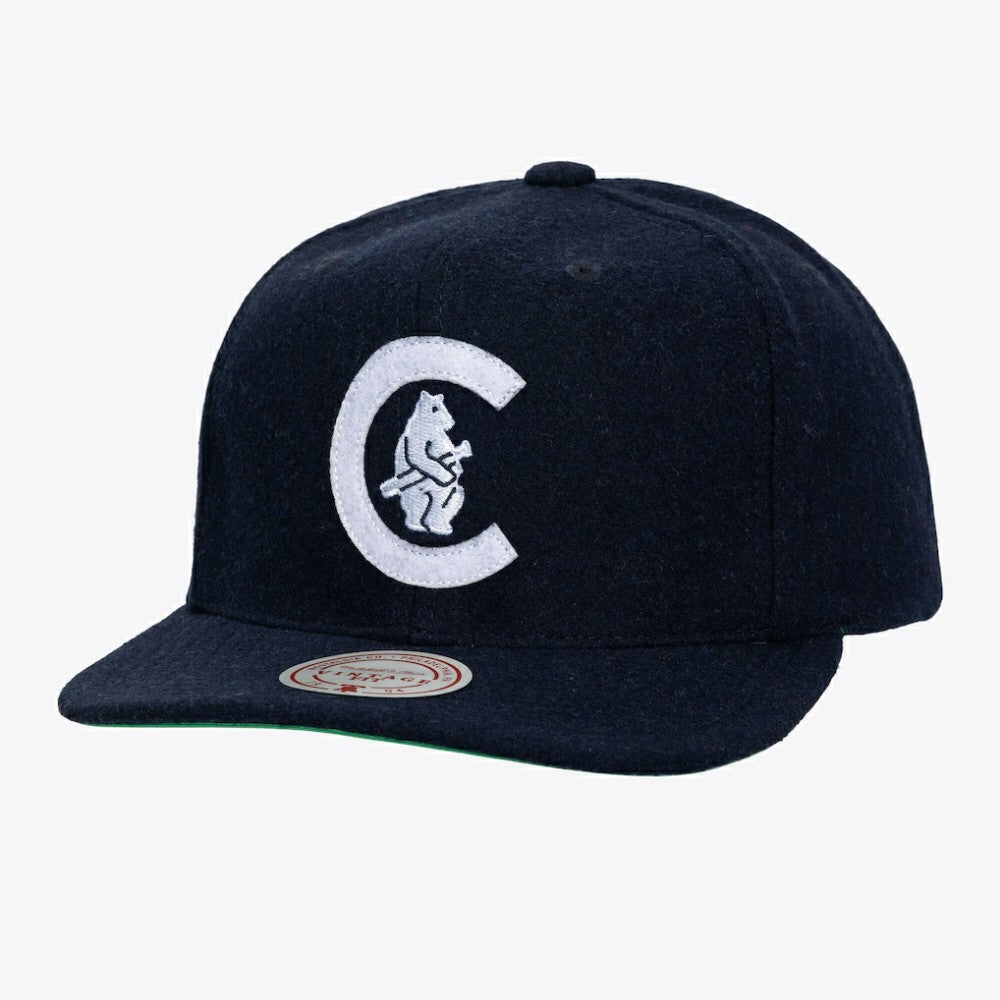Chicago Cubs Unisex Vintage Fit Melton Wool Adjustable Hat - MLB Hats