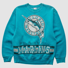 Miami Marlins 90s Pullover Sweatshirt - MLB Pullover