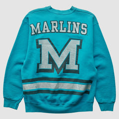 Miami Marlins 90s Pullover Sweatshirt - MLB Pullover