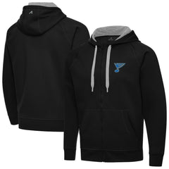St. Louis Blues Antigua Victory Full-Zip Hoodie - NHL Hoodies