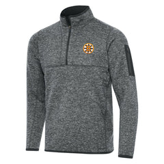 Boston Bruins Antigua Fortune Quarter-Zip Pullover Jacket - NHL Pullover