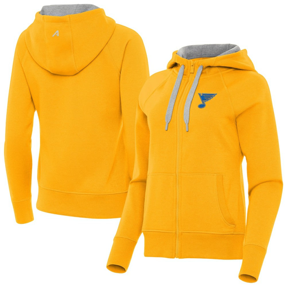 St. Louis Blues Antigua Women's Victory Full-Zip Hoodie - NHL Hoodies