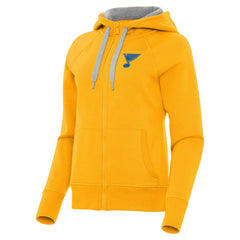 St. Louis Blues Antigua Women's Victory Full-Zip Hoodie - NHL Hoodies