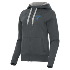 St. Louis Blues Antigua Women's Victory Full-Zip Hoodie - NHL Hoodies