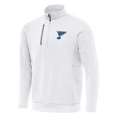 St. Louis Blues Antigua Generation Quarter-Zip Pullover Top - NHL Pullover