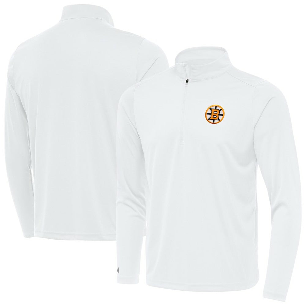 Boston Bruins Antigua Tribute Lightweight Quarter-Zip Pullover - NHL Pullover