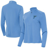 St. Louis Blues Antigua Women's Tribute Half-Zip Pullover - NHL Pullover
