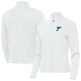 St. Louis Blues Antigua Women's Tribute Half-Zip Pullover - NHL Pullover