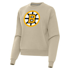 Boston Bruins Antigua Women's Victory Pullover Sweatshirt - NHL Sweatshirts