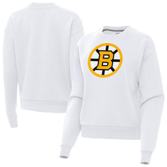 Boston Bruins Antigua Women's Victory Pullover Sweatshirt - NHL Sweatshirts