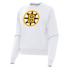 Boston Bruins Antigua Women's Victory Pullover Sweatshirt - NHL Sweatshirts