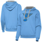 St. Louis Blues Antigua Women's Victory Pullover Hoodie - NHL Hoodies