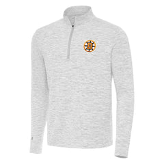 Boston Bruins Antigua Cause Quarter-Zip Jacket - NHL Jackets