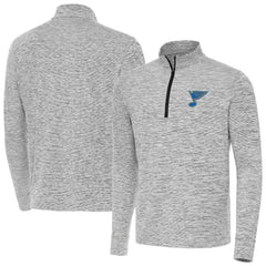 St. Louis Blues Antigua Cause Quarter-Zip Jacket - NHL Jackets