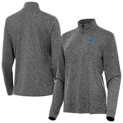St. Louis Blues Antigua Mentor Long Sleeve Quarter-Zip Mock Polo - NHL