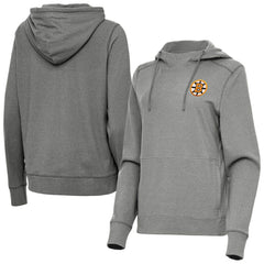 Boston Bruins Antigua Women's Justice Pullover Hoodie - NHL Hoodies