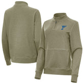 St. Louis Blues Antigua Women's Crush Quarter-Zip Pullover - NHL Pullover