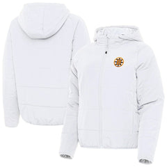 Boston Bruins Antigua Women's Raglan Universe Full-Zip Hooded Jacket - NHL Jackets