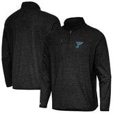 St. Louis Blues Antigua Certain Tri-Blend Quarter-Zip Top - NHL