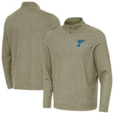 St. Louis Blues Antigua Subtle Quarter-Zip Sweatshirt - NHL Sweatshirts
