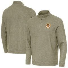 Boston Bruins Antigua Subtle Quarter-Zip Sweatshirt - NHL Sweatshirts