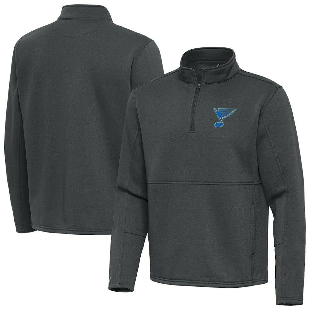 St. Louis Blues Antigua Twist Quarter-Zip Pullover Jacket - NHL Pullover