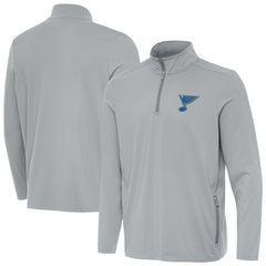 St. Louis Blues Antigua Perilous Quarter-Zip Sweatshirt - NHL Sweatshirts