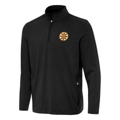 Boston Bruins Antigua Perilous Quarter-Zip Sweatshirt - NHL Sweatshirts